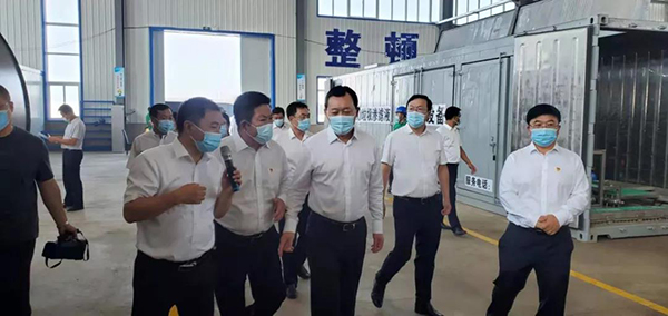 朝阳市委副书记、市长谢卫东莅临一诺环保产业园考察并指导工作