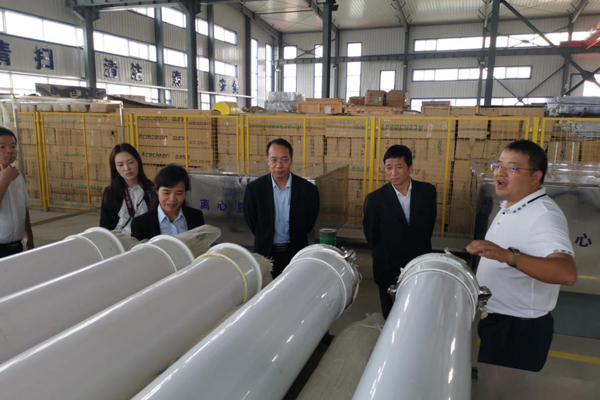 陕西航天建设集团有限公司总经理、党委副书记谢明娟率队赴辽宁一诺环保产业集团开展考察调研工作